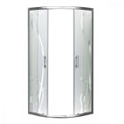 Spirit Bamboo 80x80 cm íves zuhanykabin zuhanytálca nélkül