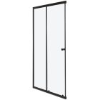 Olga SQ Element 80 zuhanyajtó fekete