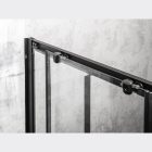 Olga SQ Element 80 zuhanyajtó fekete