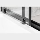 Olga SQ Element 80 zuhanyajtó fekete