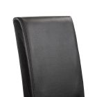 Leon 4+1 étkező garnitúra fehér-fekete