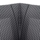 Claire IX 9 személyes sarokgarnitúra párnatartós asztallal