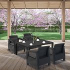 Corfu duo kerti bútor garnitúra melody asztallal