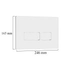 Roya 021 fehér WC nyomólap