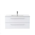 Vario Clam 100 alsó szekrény mosdóval