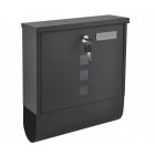 Két oldalról nyitható acél postaláda