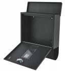 Két oldalról nyitható acél postaláda