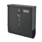 Két oldalról nyitható acél postaláda