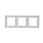 Nova hármas keret vízszintes fehér