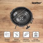 Faszenes kerti gömb grillsütő kerekes