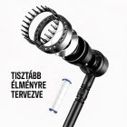 Kori 3 funkciós kézizuhany tömlővel tartóval szürke