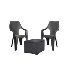   Dante Balcony magas támlás kerti bútor garnitúra szett vigo asztallal