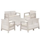 Scandi Box max linea duo kerti bútor szett jute tárolós asztallal