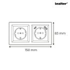 Nova dugalj USB csatlakozóval fehér kerettel