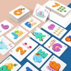 Betűk és számok angol nyelvű oktatójáték kártyákkal