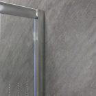 Spirit Mátrix 90x90 cm íves zuhanykabin zuhanytálca nélkül