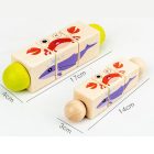 Állatos mini kirakós hengerek Montessori fajáték