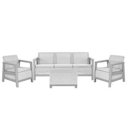 Scandi Love linea duo kerti bútor szett jute tárolós asztallal