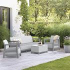 Scandi Love linea duo kerti bútor szett jute tárolós asztallal