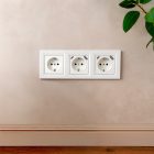 Nova III dugalj kettő USB csatlakozóval fehér kerettel