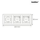 Nova III dugalj kettő USB csatlakozóval fehér kerettel