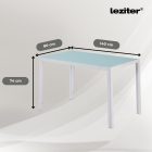 Mira 6+1 étkező garnitúra fehér-szürke