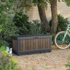 Decocoat kentwood műanyag kerti tároló 350l