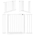 Biztonsági korlát 74-105 cm lépcsőkhöz és ajtókhoz acél fehér