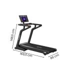 Futópad Led kijelzővel Aeorun Max 150 kg, 4,5 LE, 18,8 Km/h, 12 program, dőlésszög 0-15%