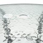 Ordino fémvázas üveg kerti asztal