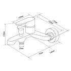 Colly kádtöltő csaptelep
