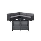 Claire V 9 személyes kerti bútor garnitúra vigo tárolós asztallal