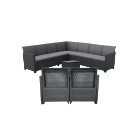   Claire V 9 személyes kerti bútor garnitúra vigo tárolós asztallal