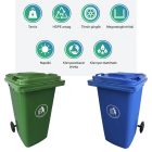 Hulladéktároló 120L barna