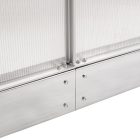 Polikarbonát üvegház 250 x 310 x 124/205 cm