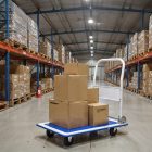 Szállító raktári kézikocsi 150 Kg