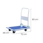 Szállító raktári kézikocsi 150 Kg