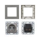 Nova dugalj szürke szálcsiszolt kerettel