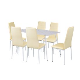 Jenna 6+1 étkező garnitúra bézs