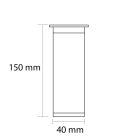 Uni bútorláb 150 mm ezüst