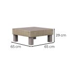 Elements Signature asztal párna nélkül kőris