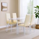 Jenna 4+1 étkező garnitúra bézs