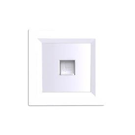 Nova UTP aljzat RJA-45 fehér kerettel