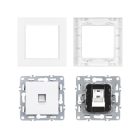 Nova UTP aljzat RJA-45 fehér kerettel