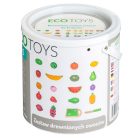 Fa gyümölcsszeletelő készlet, 20 darabos