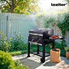 Multifunkciós faszenes kerti grillsütő