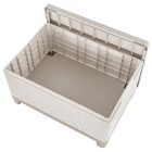 Scandi jute tárolós asztal