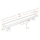 Linea burkolható zuhanyfolyóka