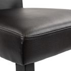 Megan 6+1 étkező garnitúra fehér-fekete