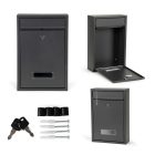 Postaláda horganyzott acélból antracit